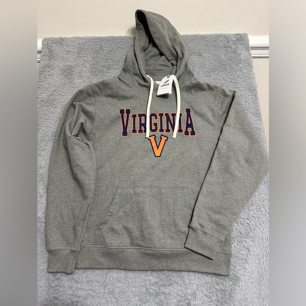 University of Virginia Cavaliers Unisex Gray Hoodies Sweatshirt with Print, M